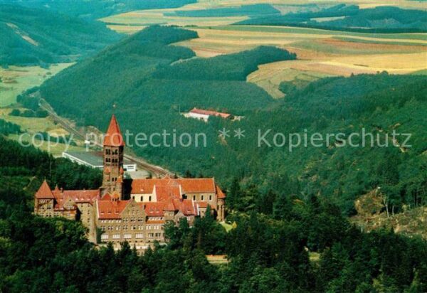 Clervaux Fliegeraufnahme Abbaye St. Maurice et d