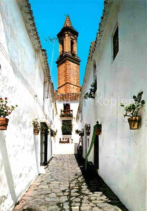 Estepona Calle Murillo y Torre de la Iglesia Par