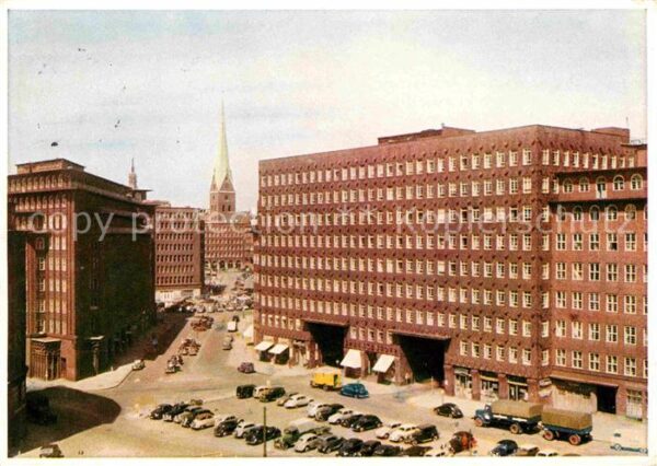 Hamburg Hochhäuser Burchardstrasse