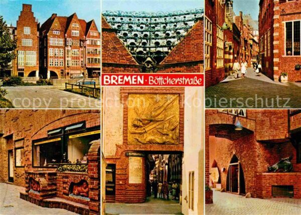 Bremen Büttcherstrasse Glockenspiel Petrusplat