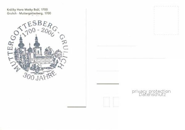 Grulich Sudetengau Muttergottesberg – Bild 2