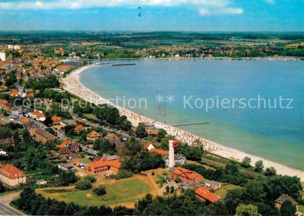 Eckernfoerde Jugendherberge Fliegeraufnahme