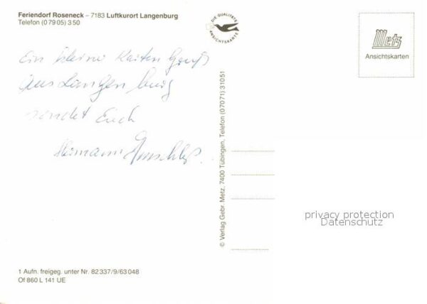Langenburg Wuerttemberg Fliegeraufnahme Roseneck – Bild 2