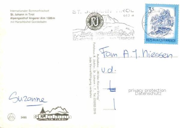 St Johann Tirol Alpengasthof Angerer Alm Seilbahn – Bild 2
