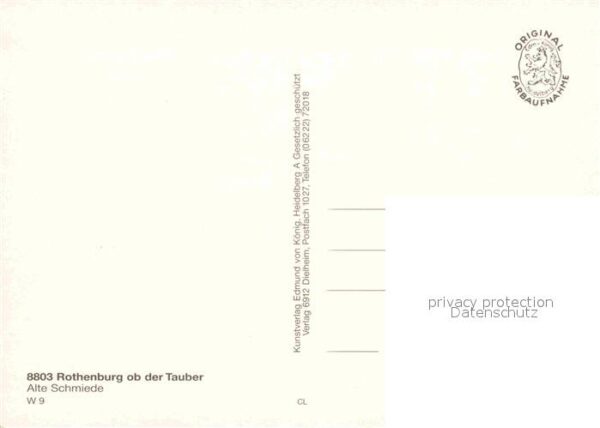 Rothenburg Tauber Alte Schmiede – Bild 2
