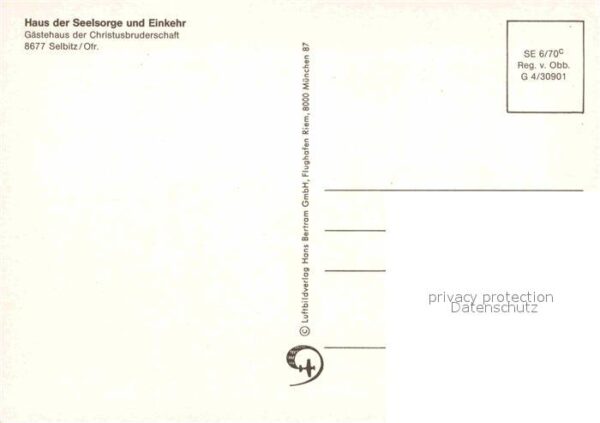 Selbitz Oberfranken Haus der Seelsorge und Einkehr Fliegera – Bild 2