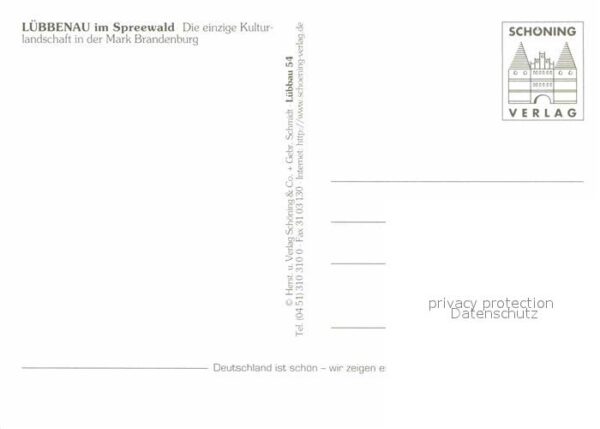 Luebbenau Spreewald Störche Kirche Markt Boot – Bild 2