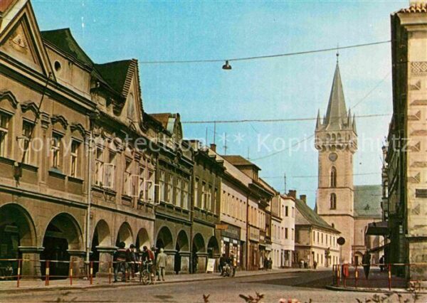 Dvur Kralove nad Labem Strassenansicht Turm