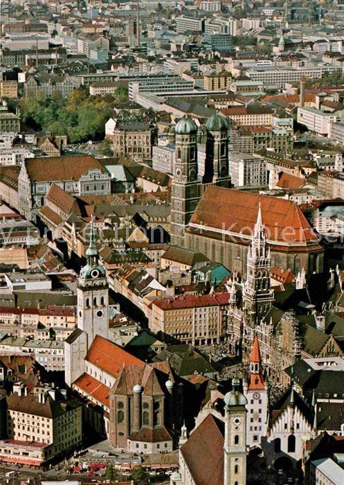 Muenchen Peterskirche Frauenkirche Neues Altes R