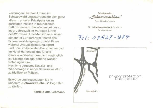 Oberharmersbach Privatpension Schwarzwaldhaus – Bild 2