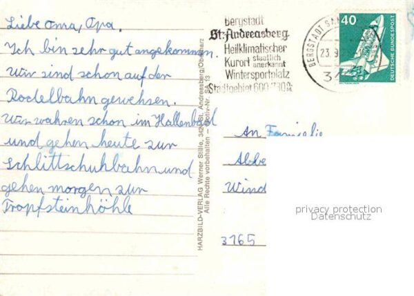 St Andreasberg Harz Ski Rodel Sesselbahn – Bild 2