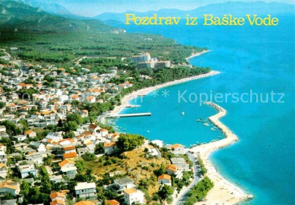 Baska Voda Fliegeraufnahme