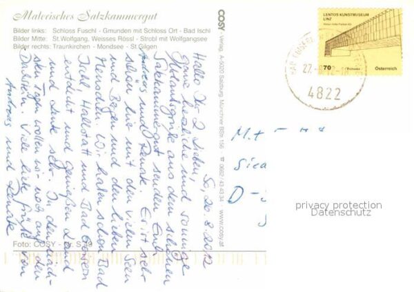 Gmunden Salzkammergut Schloss Fuschl Schloss Ort Bad Ischl St – Bild 2