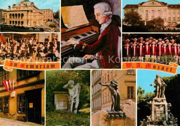 Komponist Wolfgang Amadeus Mozart Memorial