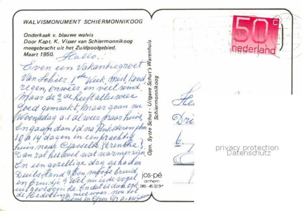 Schiermonnikoog Walvismonument – Bild 2