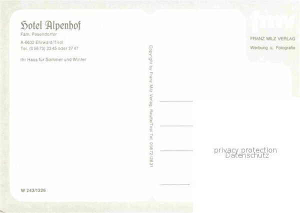 Ehrwald Tirol Hotel Alpenhof – Bild 2