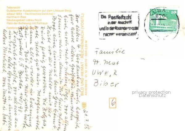 Loebau Sachsen Gusseiserner Aussichtsturm Löbauer Berg – Bild 2