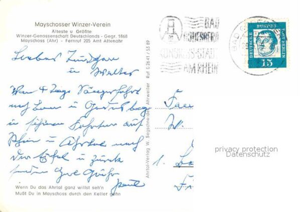 Mayschoss Mayschosser Winzerverein Weinkeller – Bild 2