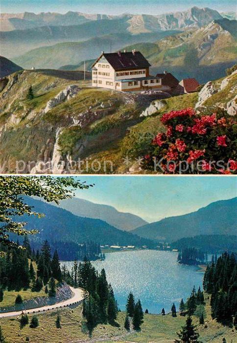 Spitzingsee Rotwandhaus Alpenpanorama