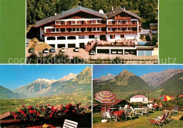 Schenna Meran Hotel Walder Alpenpanorama