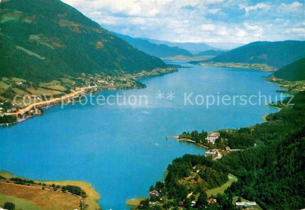 Ossiachersee Fliegeraufnahme