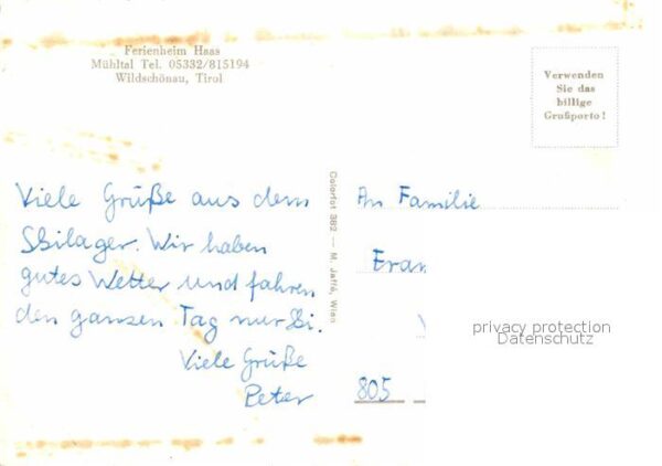 Wildschoenau Tirol Ferienheim Haas – Bild 2