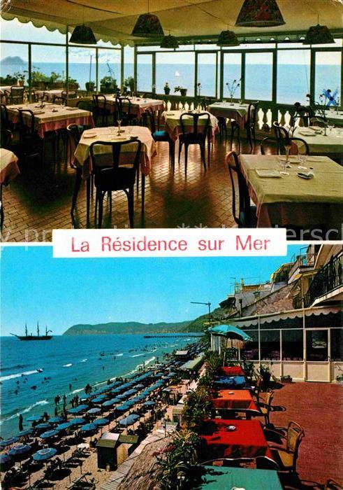 ALASSIO Savona Liguria IT La Residence sur Mer Restaurant Strand