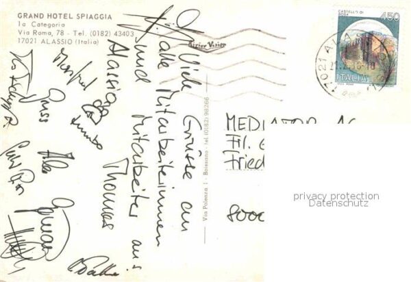 ALASSIO Savona Liguria IT Grand Hotel Spiaggia – Bild 2