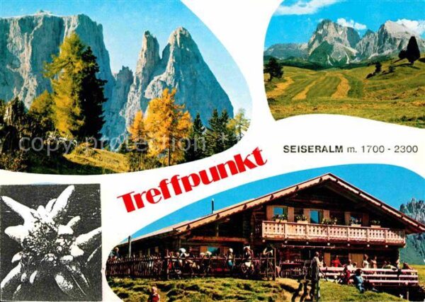 Seiser Alm Dolomiten Berghaus Schlerngebiet Herbststimmung D