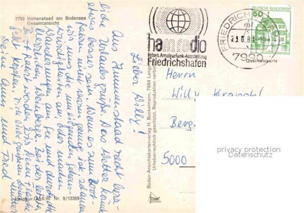 Immenstaad Bodensee mit Alpenkette Fliegeraufnahme – Bild 2