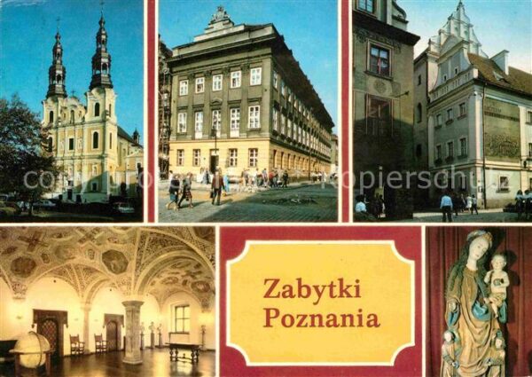 Poznan Posen Barokowy kosciol Franciszkanow Palac Mi
