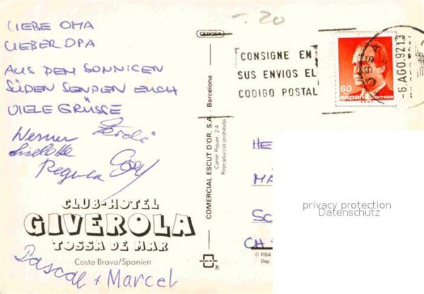 Tossa de Mar Club Hotel Giverola Bucht Strand – Bild 2