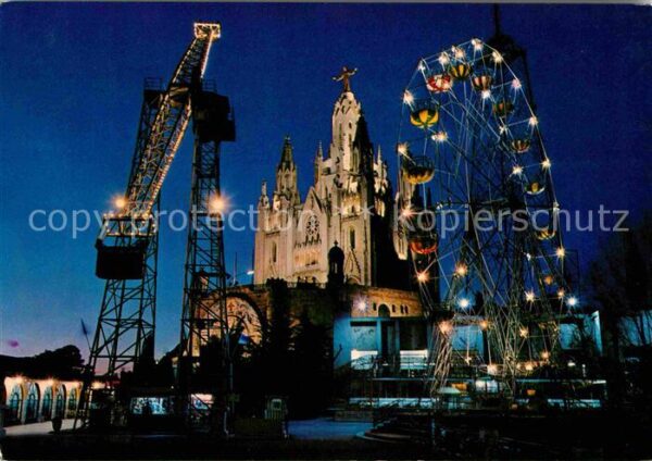 Barcelona Cataluna Tibidabo Templo del Sagrado Corazon Fre