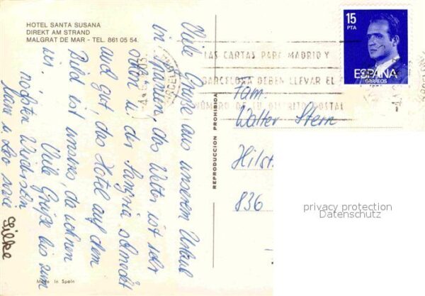 Malgrat de Mar Hotel Santa Susana Strand – Bild 2
