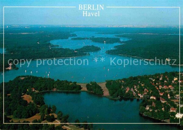 Berlin Havel Fliegeraufnahme