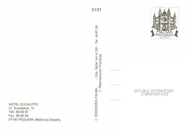 Peguera Mallorca Islas Baleares Hotel Eucalipto Restaurant Swimming Poo – Bild 2