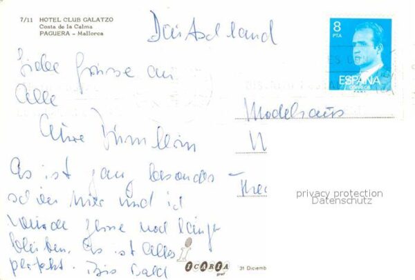 Paguera Mallorca Islas Baleares Hotel Club Galatzo Swimming Pool – Bild 2