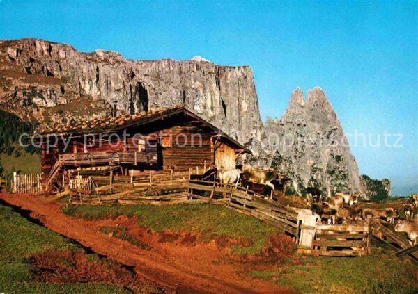 Seiser Alm Dolomiten Alpi di Siusi verso lo Sciliar Dolomite