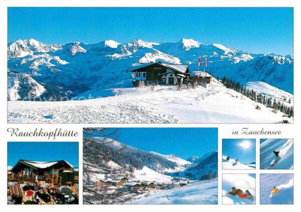 Zauchensee Rauchkopfhütte Alpen Winterpanorama Tie