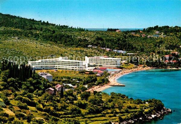Cavtat Dalmatien Hotel Albatros Strand Bucht Fliegeraufn