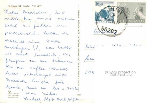 Dubrovnik Ragusa Hotel Plat Restaurant Strand Swimming P – Bild 2