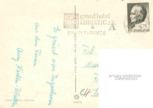 Umag Umago Istrien Hotel Adriatic Fliegeraufnahme – Bild 2