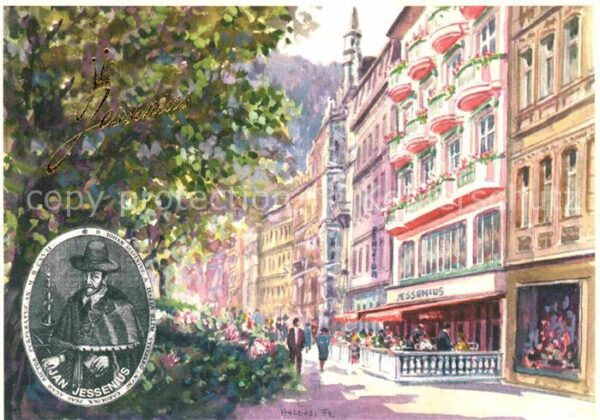 Karlovy Vary Hotel Jessenius Portrait Jan Jessenius