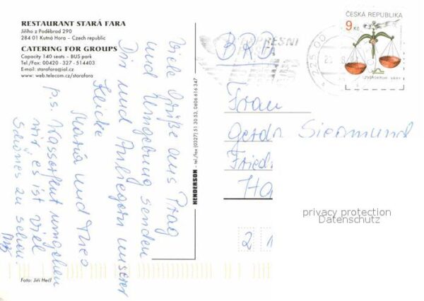 Kutna Hora Restaurant Stara Fara Dom Jesuitenkolle – Bild 2