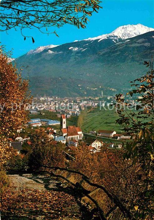 Marlengo Panorama Alpen Herbststimmung