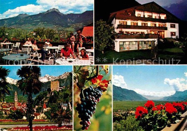 Marling Hotel Pension Glanzhof Weintrauben Alpe