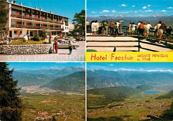Bozen Suedtirol Hotel Facchin Monte Penegal Panorama Do