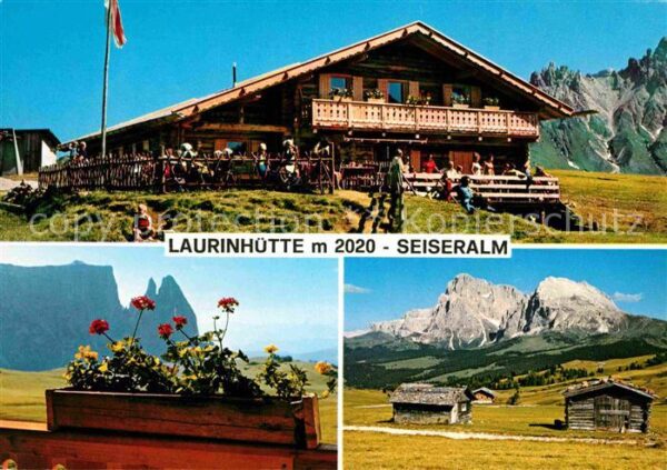 Seiser Alm Dolomiten Laurinhütte Bergrestaurant Schlerngebie