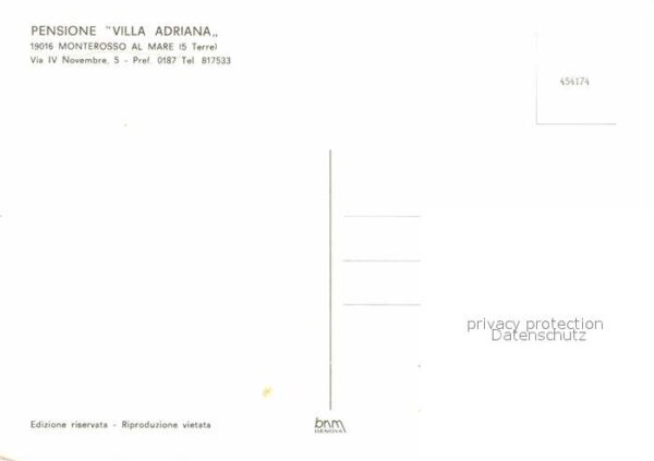 Monterosso al Mare Pensione Villa Adriana – Bild 2