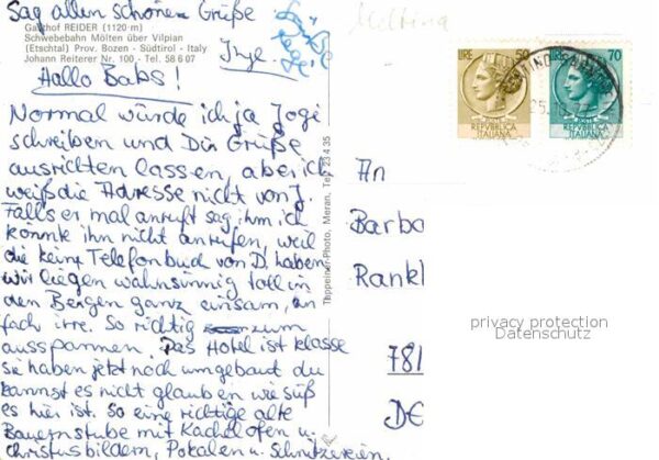 Moelten Suedtirol Gasthof Reider – Bild 2